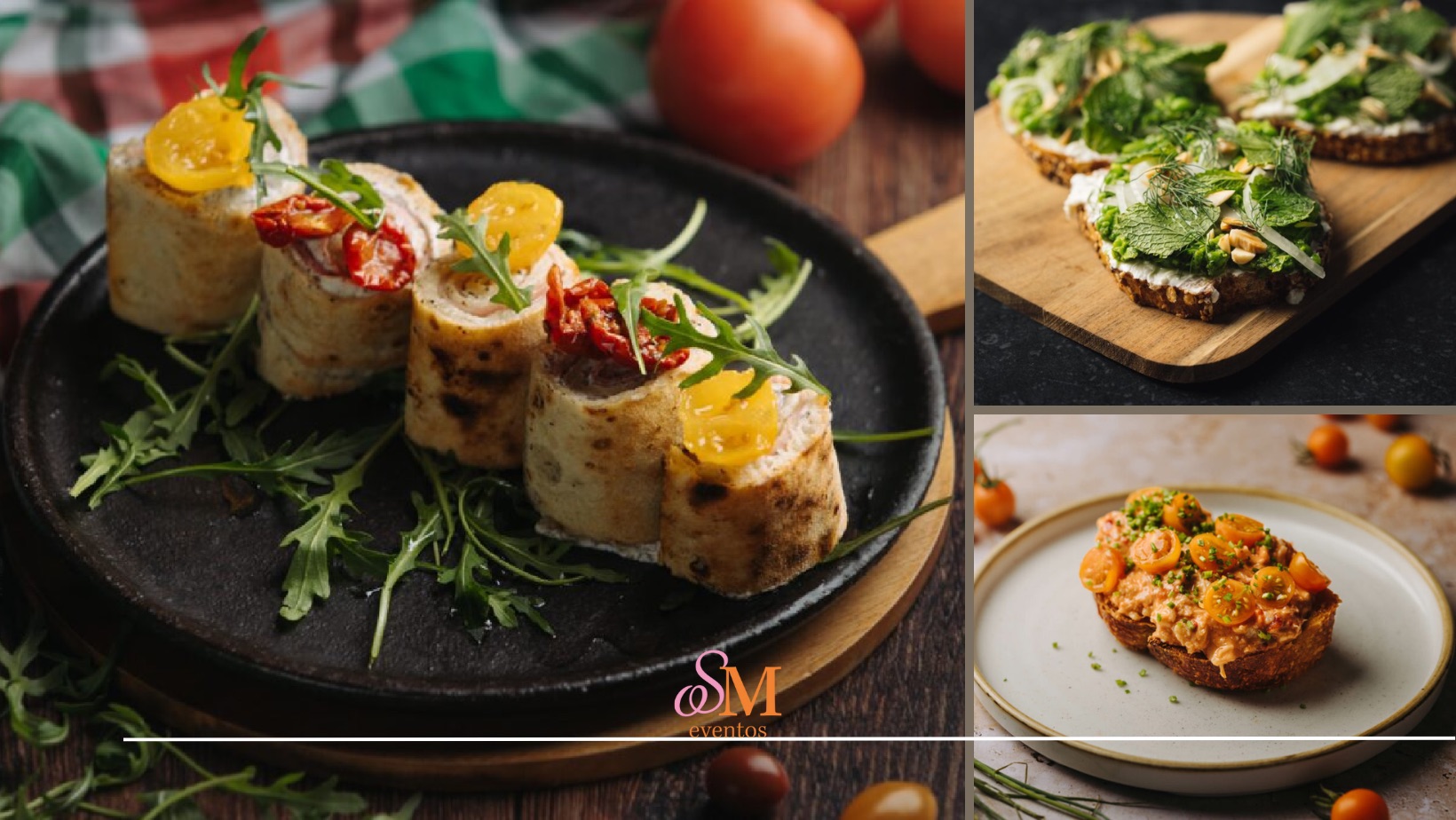 Charolas y mesas de quesos y frutas